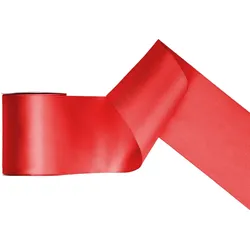 20x Satinband, rot, 100mm/25m