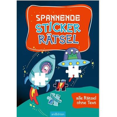 Spannende Sticker-Rätsel, Taschenbuch von , arsedition, 978-3-8458-5612-4