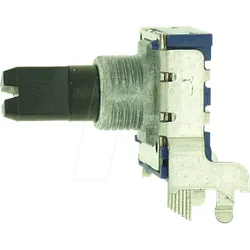 RK14K122-LIN100K - Drehpotentiometer, Stereo, 100 kOhm, linear, 6 mm