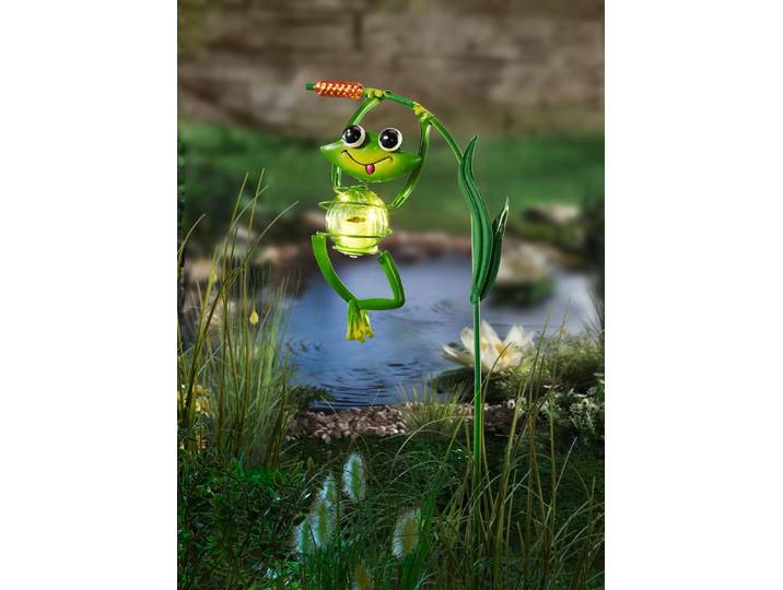 Solarleuchte Frosch, Grün