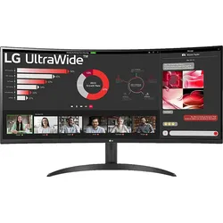 LG UltraWide 34WR50QK-B 34 Zoll QHD Monitor 5 ms Reaktionszeit 100 Hz