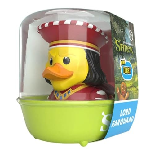 Tubbz Mini Shrek Lord Farquaad Rubberen Eend Vinylfiguur - 5 cm
