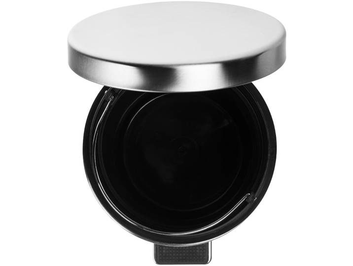 Treteimer COCON Silber Edelstahl B 17 cm 3 l - Treteimer