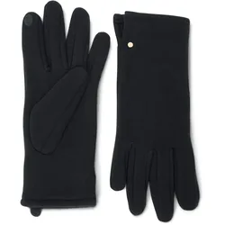 Tchibo - Sweathandschuhe mit Knopfdetail - Damen - Gr. 7 - schwarz