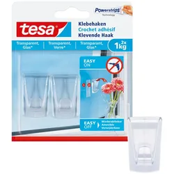 tesa Klebehaken 2 cm  x 5.5 cm transparent