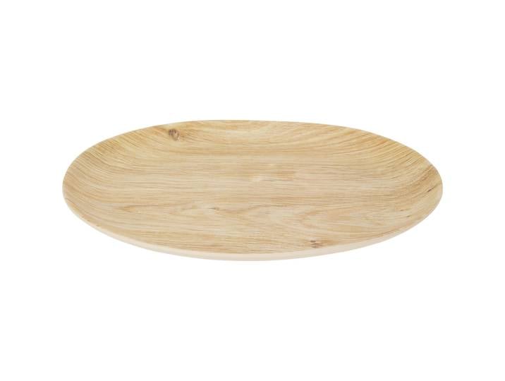 Melaminteller in Holzoptik-Design, 26 cm