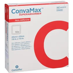 Convamax Superabsorber Nicht Adhäsiv 20x20 Cm 10 St