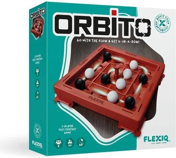 FlexIQ Orbito strategisch spel met draaiend speelbord voor kinderen vanaf 7 jaar
