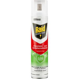 Raid Insektenspray Essentials Ameisen- &, Schabenabwehr, bis 4 Wochen Langzeitwirkung, 300ml