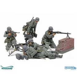 Tamiya Figuren-Set Dt. MG Truppen (5) Mit.WW2 300035386