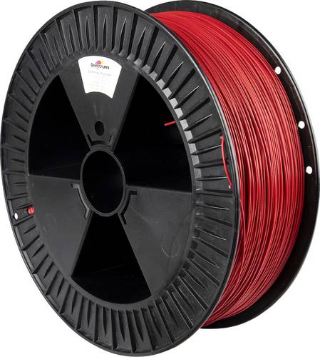 Spectrum Filaments 80127 PLA Premium Filament PLA hohe Zugfestigkeit 1.75mm 2000g bloody red, Rot 1St.