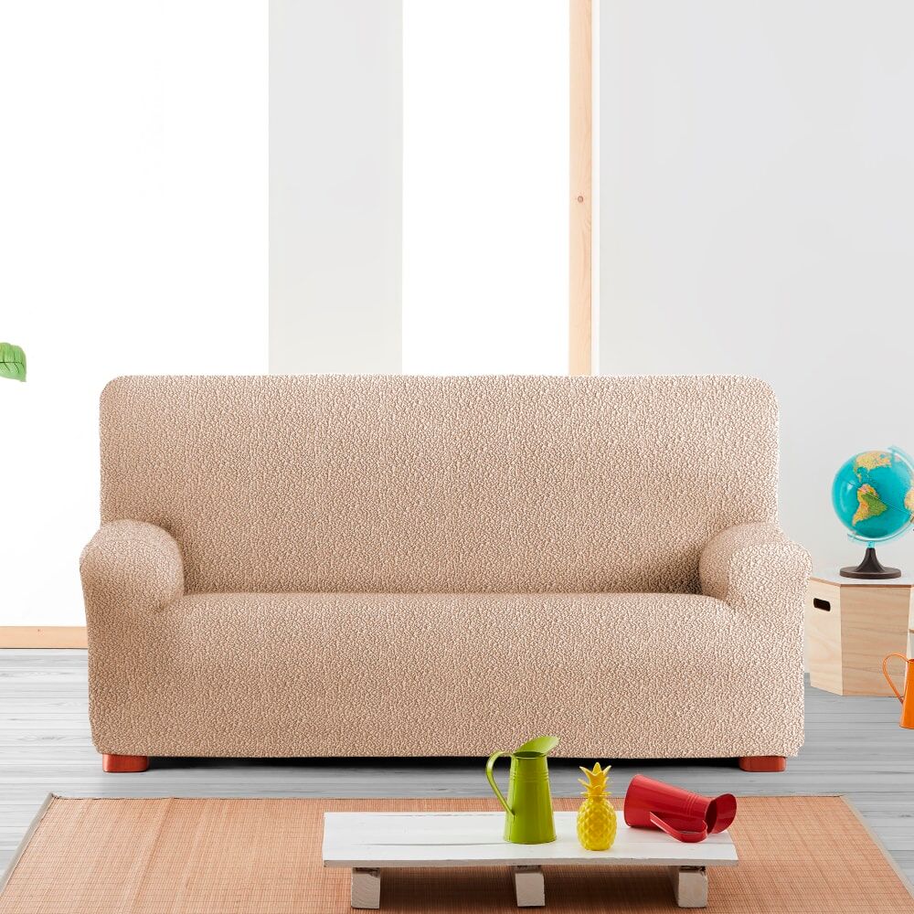 Eysa Funda de sofá 2 plazas elástica beige 140 - 200 cm