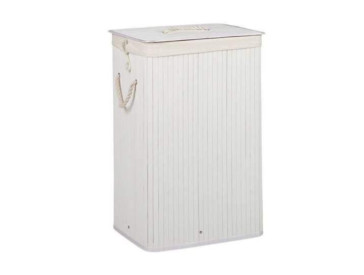 Relaxdays Wasmand bamboe rechthoekig