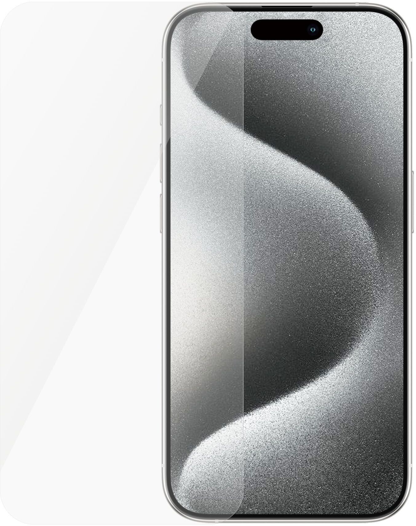 Displayschutz iPhone   PanzerGlass™   iPhone 15 Pro   Clear Glass - Refurbished