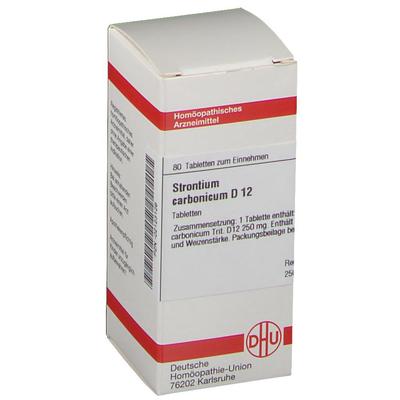 Strontium Carbonicum D 12 Tabletten 80 St