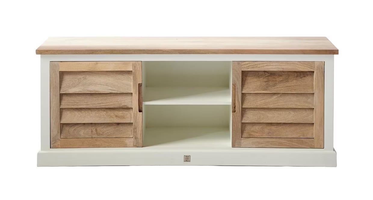 Rivièra Maison TV-meubel Pacifica 165 cm - Hout, Wit