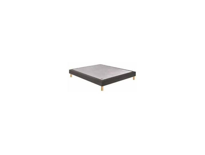 Sommier tapissier Epeda Epeda Gris Fumé 80x190 Confort ferme