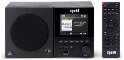 Imperial DABMAN-120BK Tischradio DAB+, FM DAB+, Bluetooth Schwarz