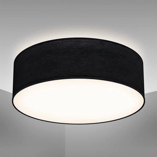 Famanu Plafondlamp Zwart - Ronde LED Plafondlamp