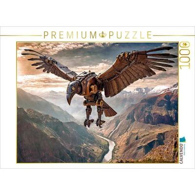 CALVENDO Puzzle Konrad, der Kondor | 1000 Teile Lege-Größe 64x48cm Foto-Puzzle für glückliche Stunden