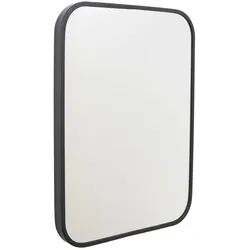 LOFT42 Mica Spiegel Rechteck Schwarz - Metall - 61x45