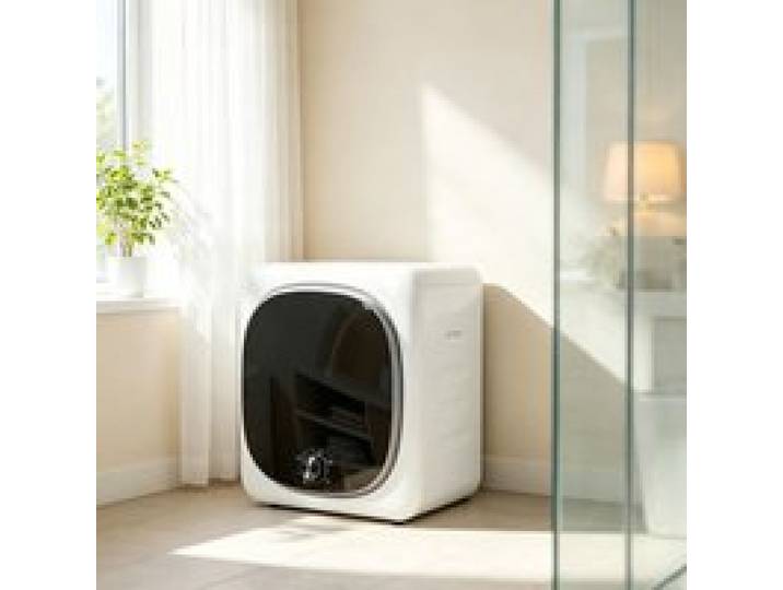 Sèche-linge dévacuation dair électrique 800 W capacité de 4 kg 5 programmes secs tambour en acier inoxydable