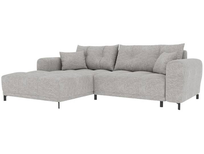 Z2 Ecksofa PACO, Hellgrau, Webstoff