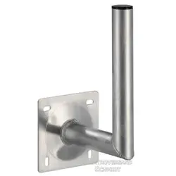 Wisi MN 08 B - Aluminium Wandhalterung verchromt - Wandabstand 200mm