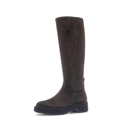 Plateaustiefel GABOR "Plateau Stiefel", Damen, Gr. 38, braun, Schuhe