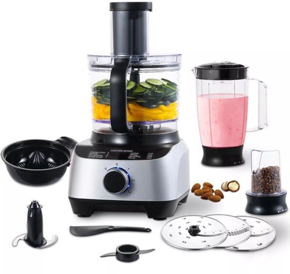 Selius Multifunctionele 11-in-1 Keukenmixer en Voedselprocessor met 1300 W
