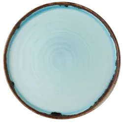 Dudson Churchill Harvest Turquoise Teller Rund Mit Erhoehtem Rand 21cm