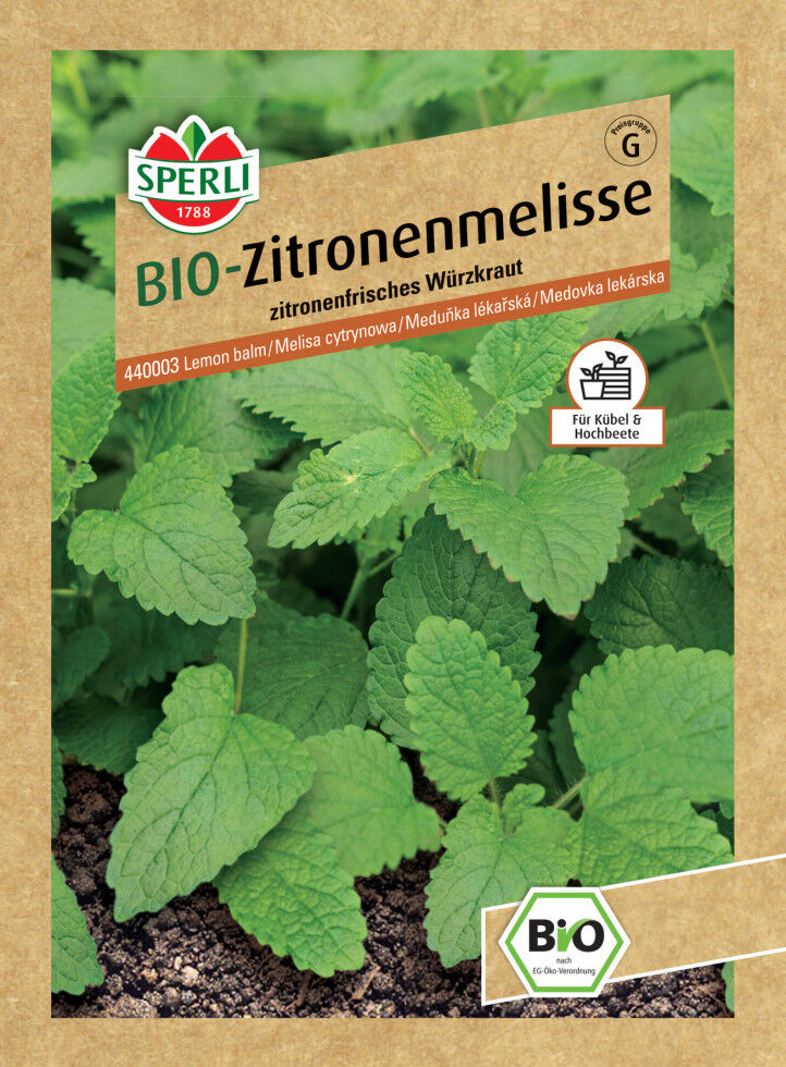 Sperli BIO Zitronenmelisse