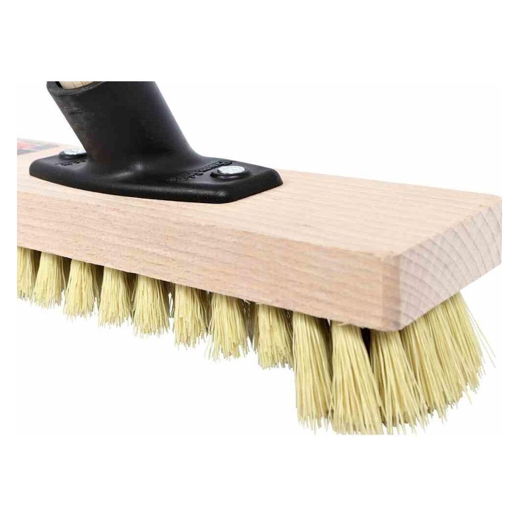 Siena Garden Schrubber Fibre-Ersatz 23 cm mit Stiel Buche FSC 100 % (5 Stk.) (U95314)