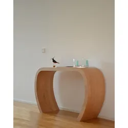 SIDEBOW Sideboard 123 cm – Modernes Möbelstück in organischer Form Eiche natur