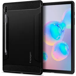 Spigen Rugged Armor (Samsung Galaxy Tab S6 Lite), Tablet Hülle, Schwarz