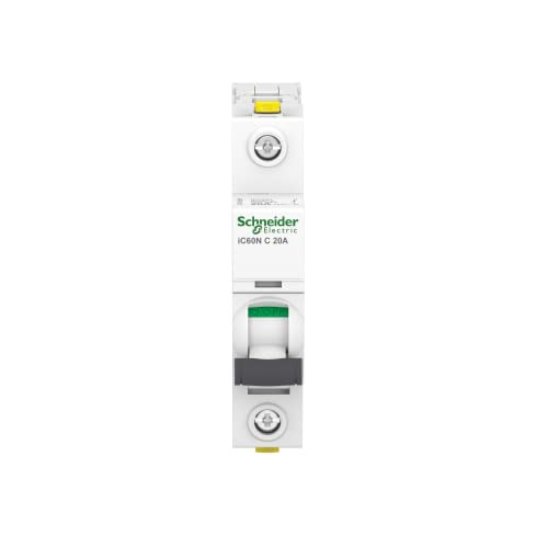 Schneider Electric Acti9 iC60N Stroomonderbreker, 1-polig, A9F04120