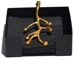 Vibhsa Olive Bud Napkin Holder (Rustic Bud, Handcrafted)