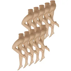 NUR DIE Damen Feinstrumpfhose Seidenfein 15 DEN 10