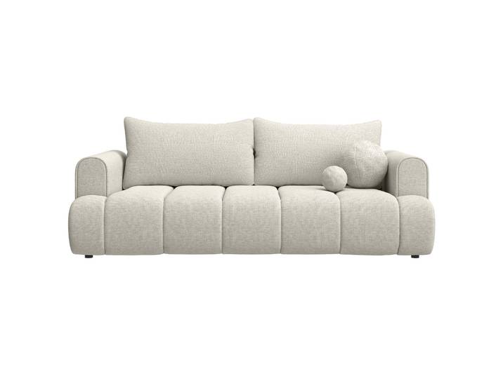 Dreisitziges Sofa Dandelino mit Schlafunktion, grau-beiger