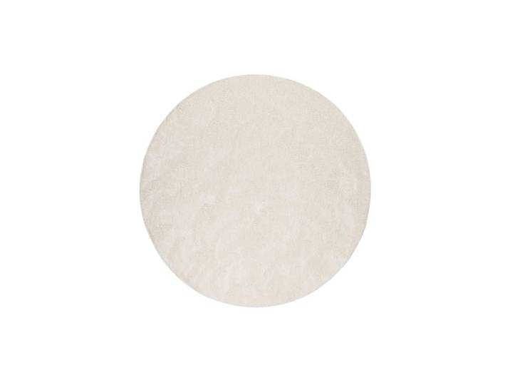 Teppich ESPRIT Swagger Shag , beige (creme weiß), H:30mm Ø:120cm, Polypropylen, Teppiche, Teppich, Shaggy, flauschig, modern, getuftet, hochflor, Wohnzimmer, stylisch