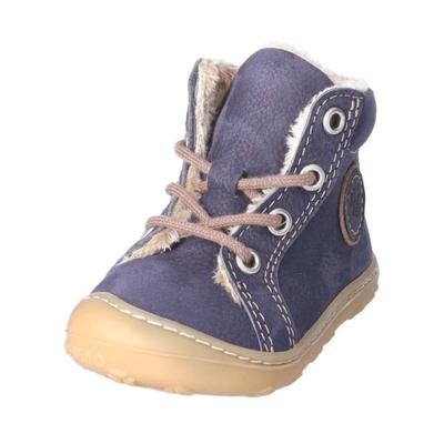 Lauflernschuh PEPINO "Pepino Halbschuhe Leder/Textil", Baby, Gr. 19, blau (see), Leder, Textil, Schuhe Lauflernschuh