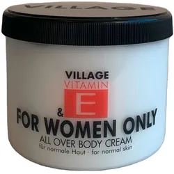 500ml Village Vitamin E For Women Only Bodycream