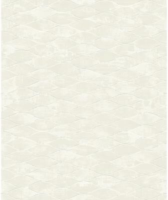 Seabrook Designs Piccola Geometric Horizontal Ogee Non-Woven Unpasted Wallpaper