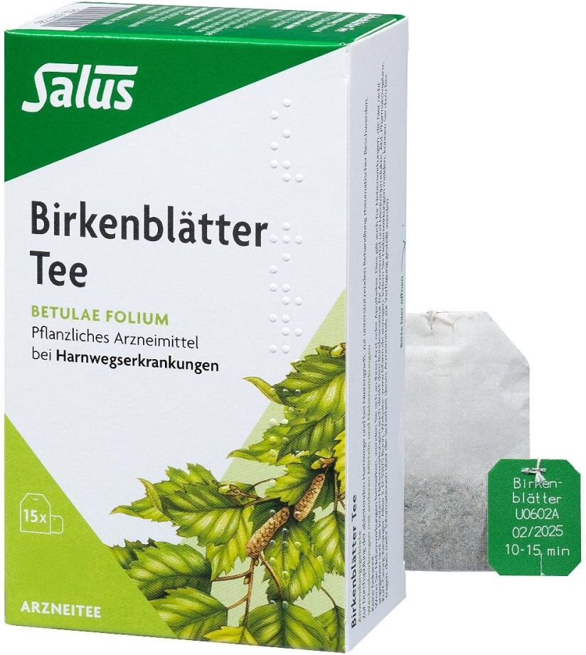 Birkenblätter Arzneitee Betulae folium bio Salus