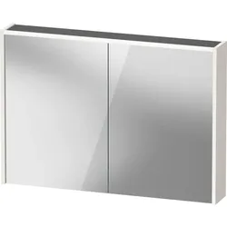Duravit D-Code Spiegelschrank Verspiegelt DC7107022220000 1000x700x148, Weiß Hochglanz, Steckdose, LED Beleuchtung