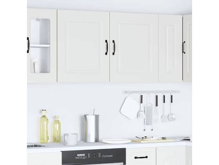 “Rabais Meuble haut suspendue - VIDAXL - Armoires murales de cuisine 2pcs Kalmar blanc - bois d'ingénierie Août65487