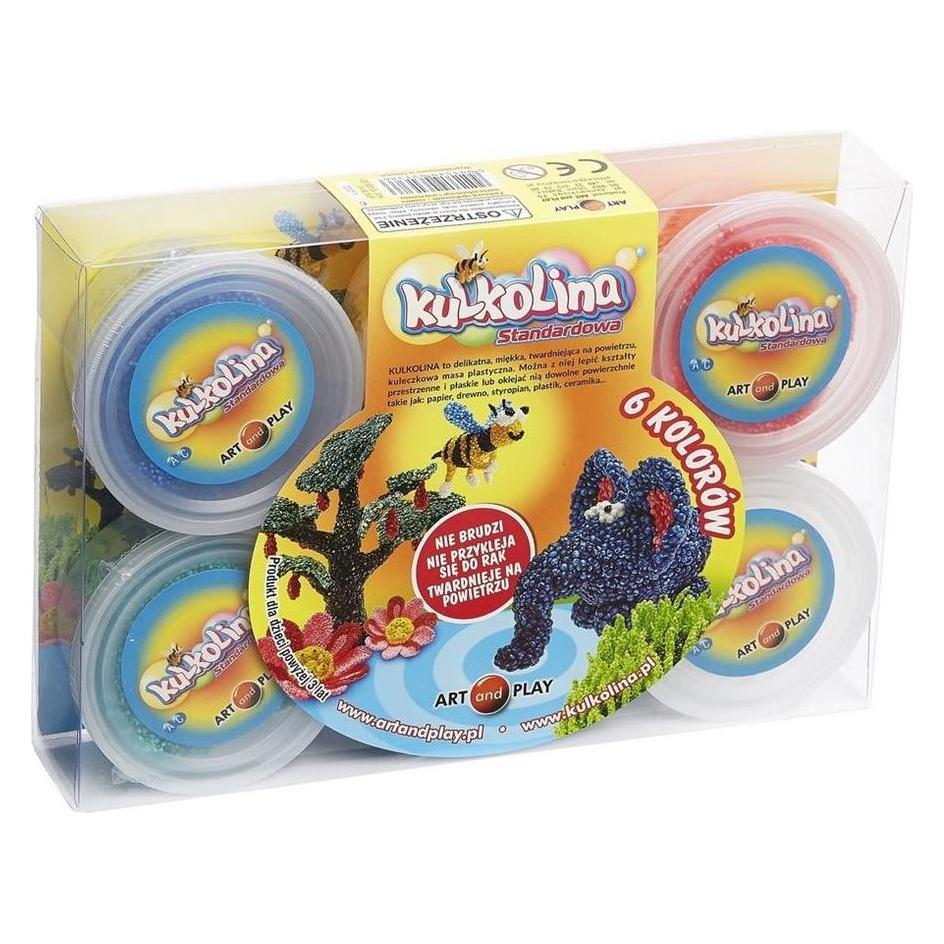 Art And Play Kunststoffmasse Kulkolina 6 Farben Standard (333775)