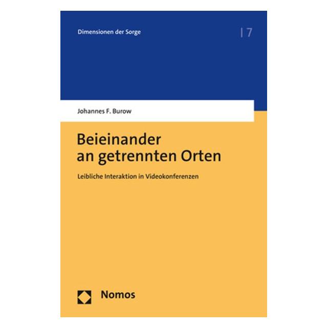 Nomos Burow:Beieinander an getrennten Orten (Deutsch, Johannes F. Burow) (41273405)
