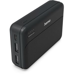 Hama Powerbank Power Pack Pocket 10, 10000mAh, 2x USB-A, Ladeleistung 10,5 Watt