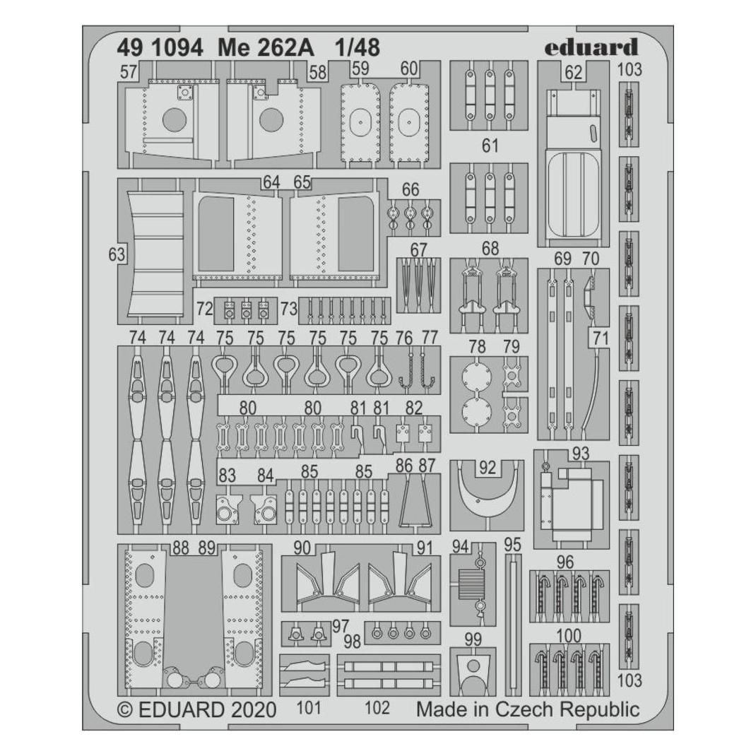 Eduard Me 262A for Hobby Boss (491094)